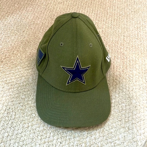 NFL Dallas Cowboys new Era hat. Men’s large. Gently worn. Salute to service. - Picture 1 of 7